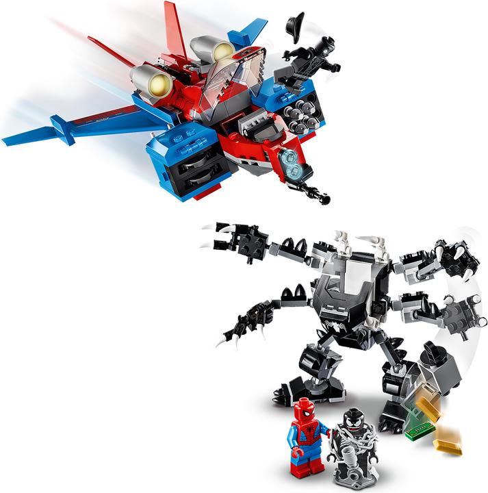 Actual product image LEGO Spiderjet vs. Venom Mech (76150, LEGO Marvel)