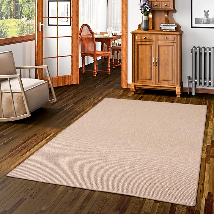 Produktbild Bentzon Natur Flachgewebe Teppich (140 x 200 cm)