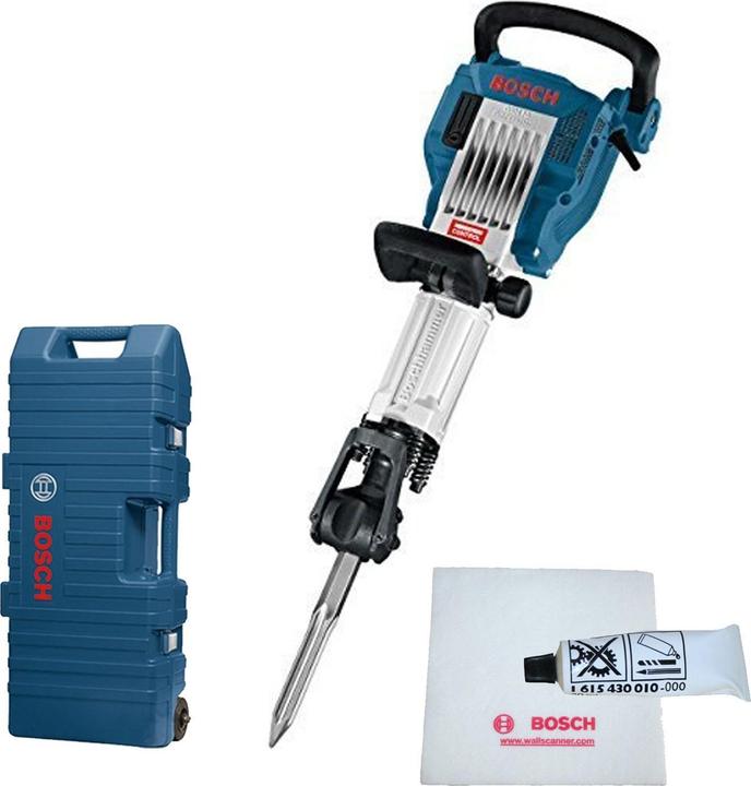 Actual product image Bosch Professional GSH 16-28 demolition hammer with accessories and trolley (Electrical connection)