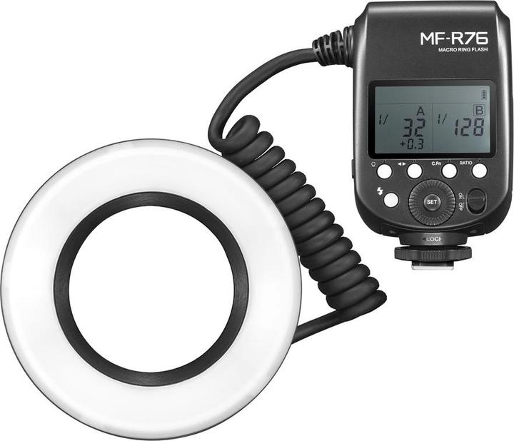 Actual product image Godox MF-R76 (Macro flash, Canon, Nikon, Sony, Fuji, Olympus, Pentax, Panasonic)