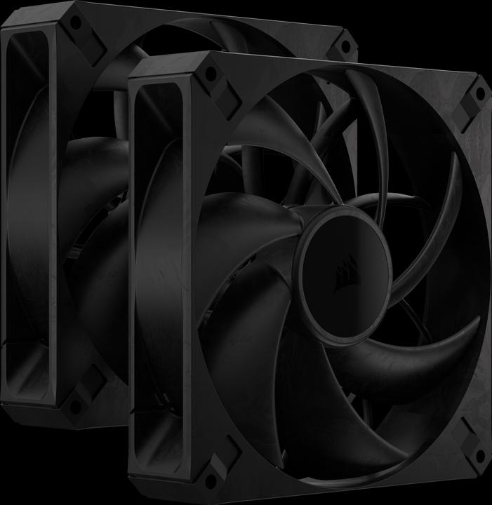 Produktbild Corsair Case Acc Fan RS140 MAX PWM 2x14cm black (140 mm, 2 x)