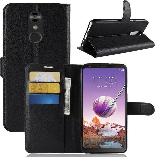 Produktbild MU Classic Litchi Leder Bookcover Series (LG Stylo 4, LG Q Stylus)