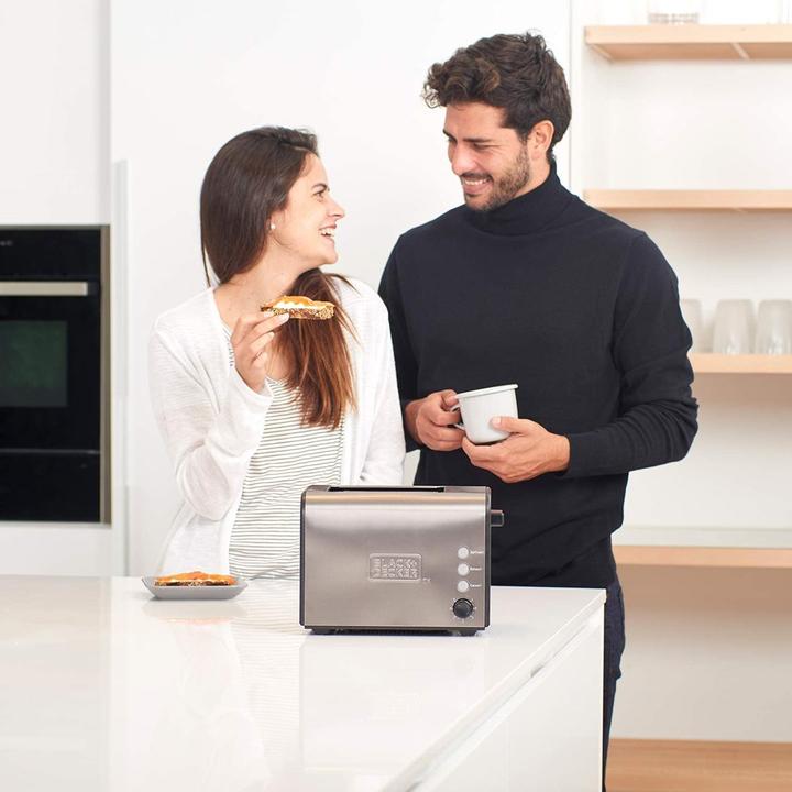 Immagine prodotto Black & Decker & Decker BXTO900E Tostapane 2 fette, acciaio inossidabile