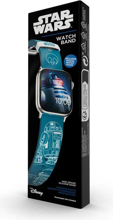 Immagine prodotto Moby Fox Bracciale Smartwatch Star Wars R2-D2 Blueprints 22 mm (22 mm, Acciaio inossidabile, Silicone)