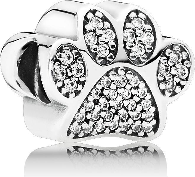 Image du produit Pandora Charm Empreinte de patte scintillante (Argent)