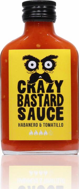 Actual product image Crazy Bastard Sauce Habanero & Tomatillo (250 g)