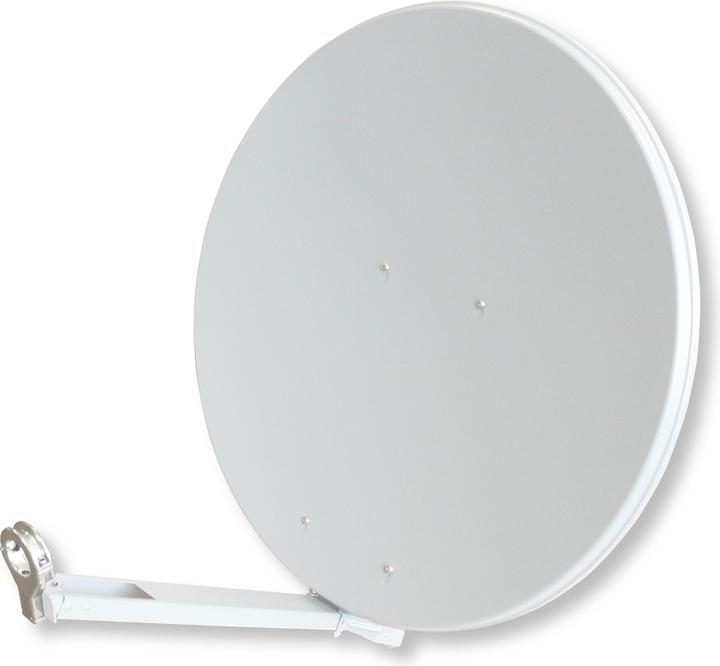 Televes S100-W White Satellite Antenna (Flat antenna, 40.70 dB, DVB-S / -S2)
