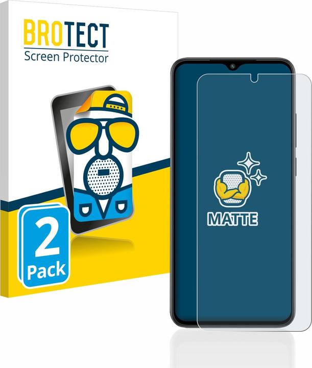 Produktbild BROTECT Entspiegelungs-Schutzfolie Displayschutz Matt (2 Stück, Xiaomi Redmi A2)