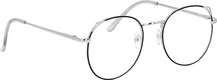 JTI Northio, Anti-Blaulicht-Brille - Katze - Silber/Schwarz