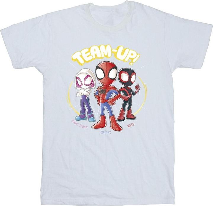 Image du produit - T-shirt SPIDEY AND HIS AMAZING FRIENDS SKETCH - Garçon (104)