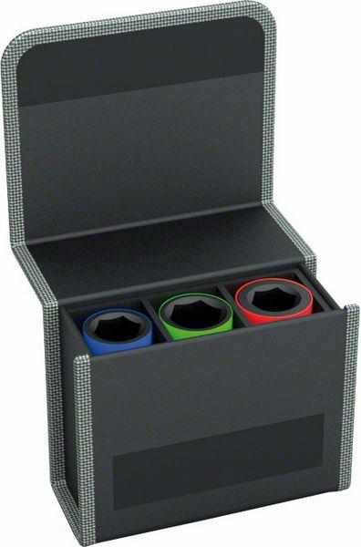 Image du produit Bosch Professional Zubehör Jeu de clés à douilles, 3 pièces, 17/19/21 mm (17 mm, 21 mm, 19 mm)