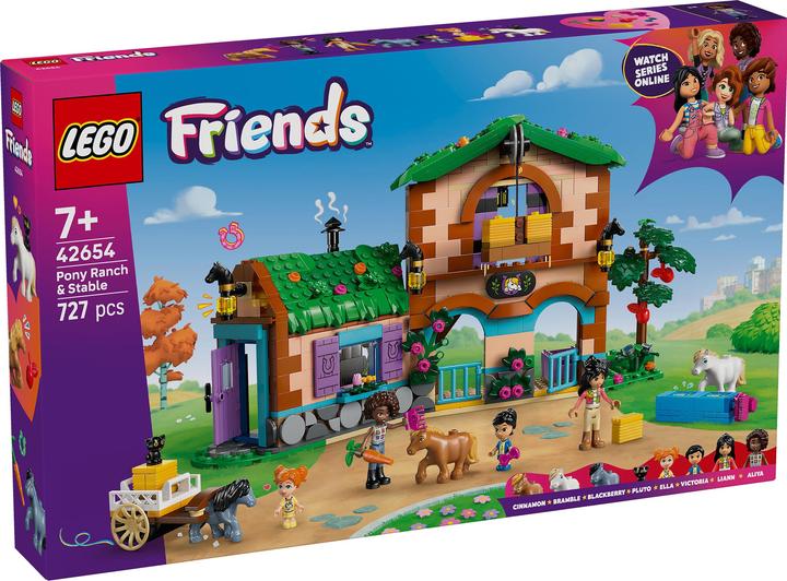Produktbild LEGO Ponyhof & Stall (42654, LEGO Friends)