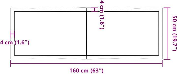 Image du produit VidaXL Aneta (160 x 50 x 6 cm)