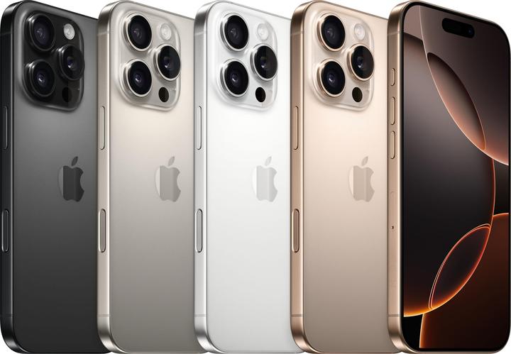 Image du produit Apple iPhone 16 Pro Max (1000 Go, Titane noir, 6.90", SIM + eSIM, 48 Mpx, 5G)