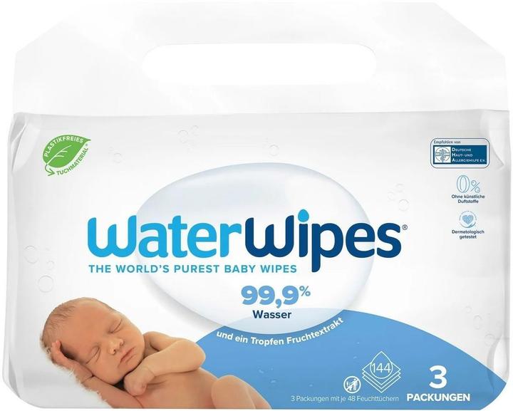 WaterWipes Lingettes humides (144 pièce(s))