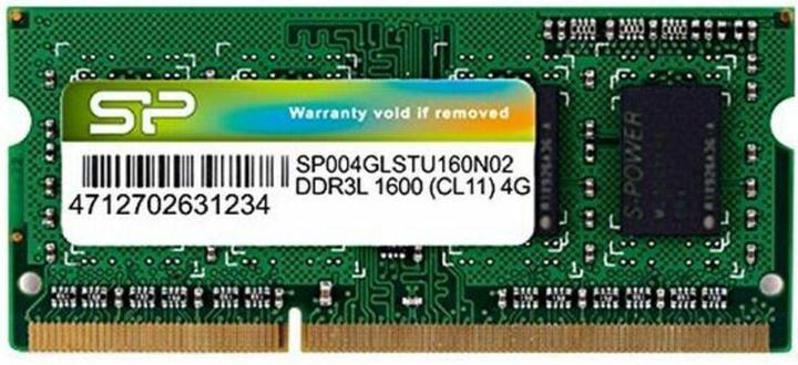 Actual product image Silicon Power SP004GLSTU160N02 (1 x 8GB, 1600 MHz, DDR3L-RAM, SO-DIMM)