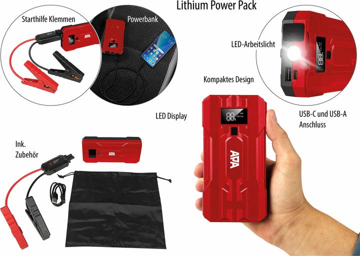 Produktbild APA Powerpack (800 A, 10000 mAh)