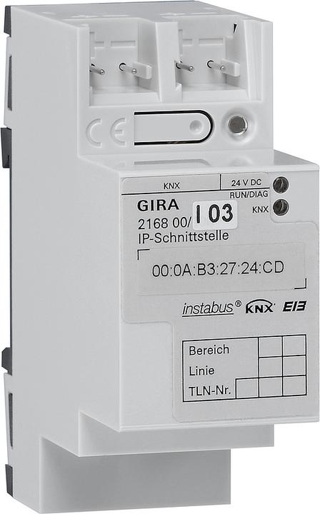 Actual product image Gira IP interface 216800 KNX/EIB REG