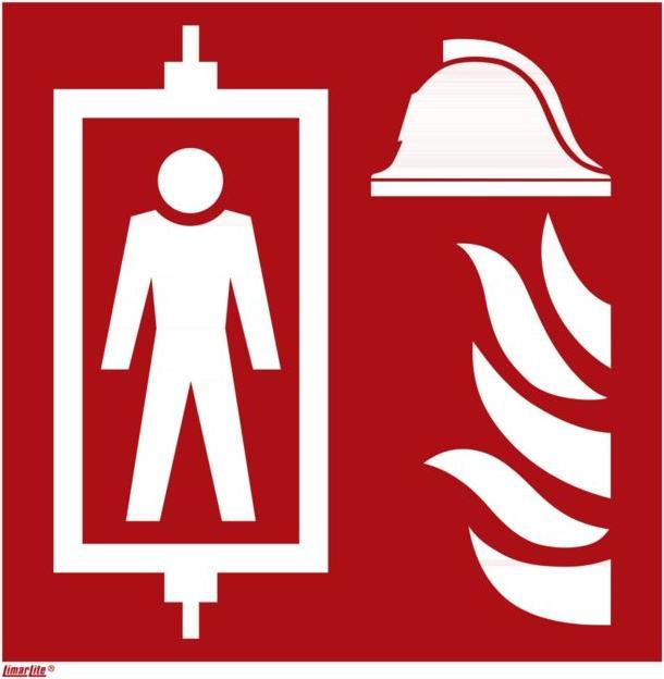 Produktbild Promat Brandschutzzeichen Feuerwehraufzug