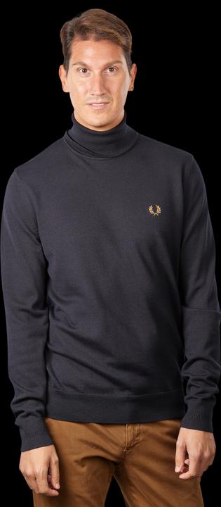 Fred Perry Turtle Neck Pullover Navy