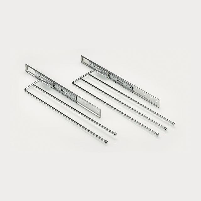 Actual product image Hettich Handtuchhalter ausziehbar 3-armig 145x495 mm