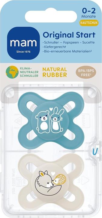 Image du produit MAM Sucettes en caoutchouc Original Start 2 pièces (2 x)