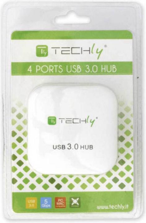 Actual product image Techly IUSB3-HUB4-WH (Micro USB, 4 Ports)