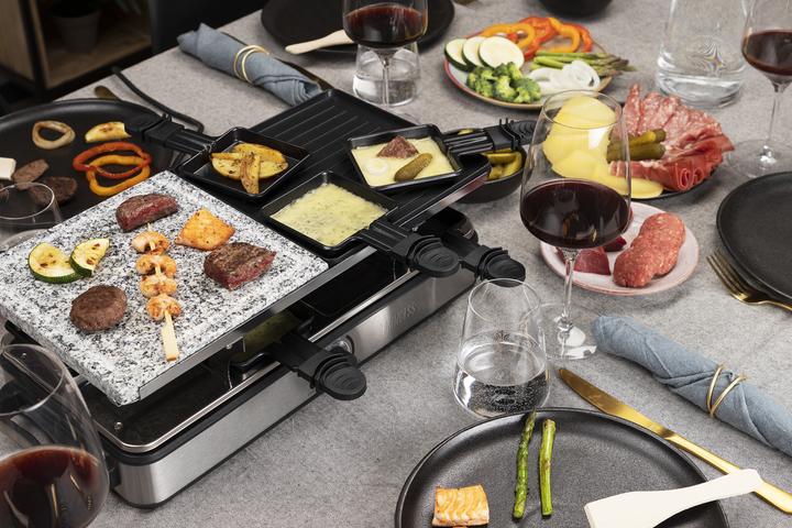 Actual product image Princess Raclette 8 Stone and Grill Deluxe