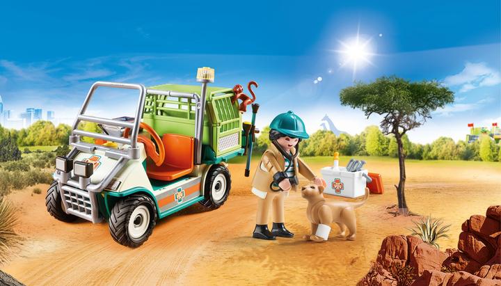 Produktbild Playmobil Zoo-Tierarzt mit Fahrzeug (70346, Playmobil Family Fun)