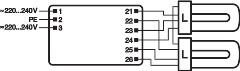 Image du produit Osram QTRONIC ECG 2x55/220-240 GII