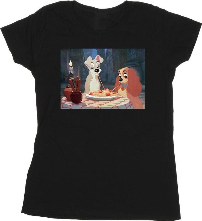 Immagine prodotto Disney Lady And The Tramp Spaghetti Photo Maglietta Donna (S)