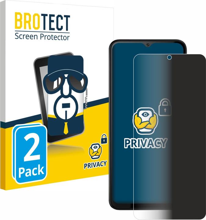 Produktbild BROTECT Sichtschutzfolie Anti-Spy Privacy Folie Blaulicht-Schutz (2 Stück, Realme Note 50)