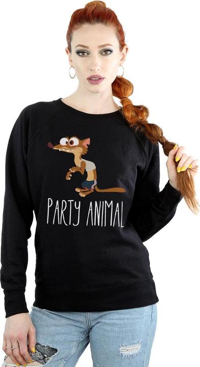 Actual product image Disney Womens/Ladies Zootropolis Party Animal Sweatshirt (L)