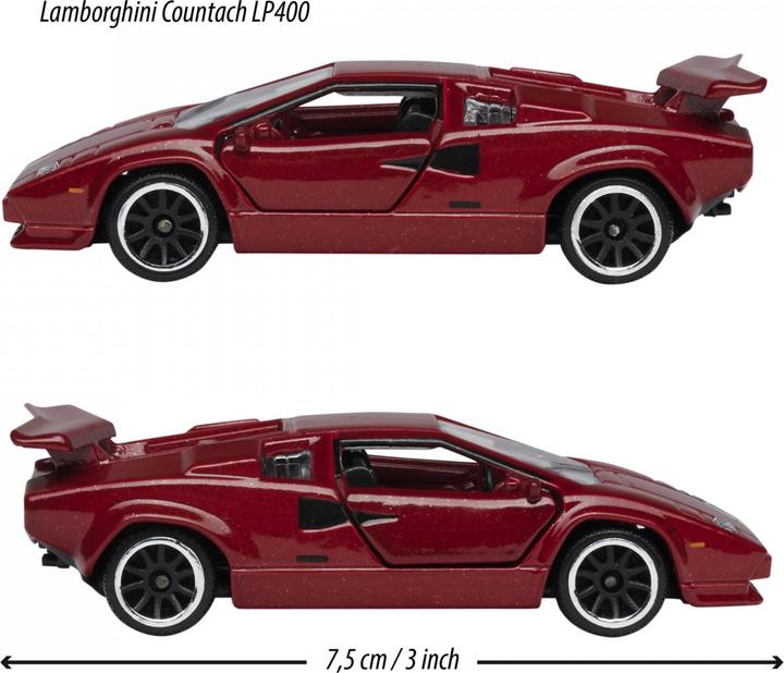 Image du produit Majorette Vieille Lamborghini Countach rouge