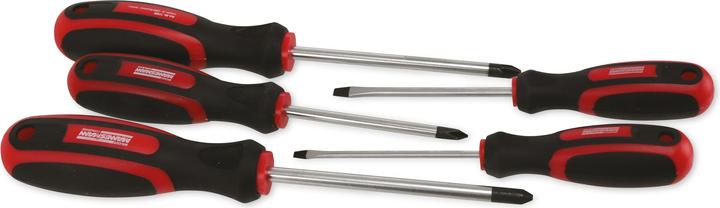 Image du produit Mannesmann Jeu de tournevis 5 pcs. (Escale, Recouvrement cruciforme Phillipps (PH), Cruciforme PZ)