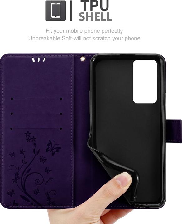 Immagine prodotto Cadorabo Copertina del libro a fiori (OnePlus 9RT 5G)