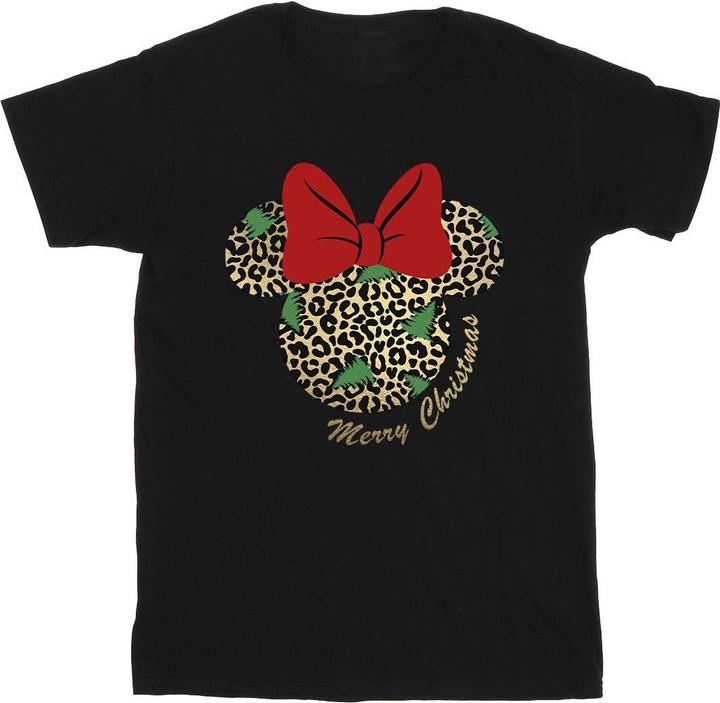 Immagine prodotto Disney Minnie Mouse Leopard Christmas Maglietta Uomo (XL)