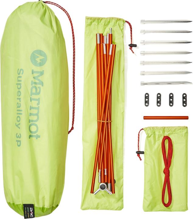 Actual product image Marmot Superalloy 3P (Dome tent, 1.52 kg, 3 persons)