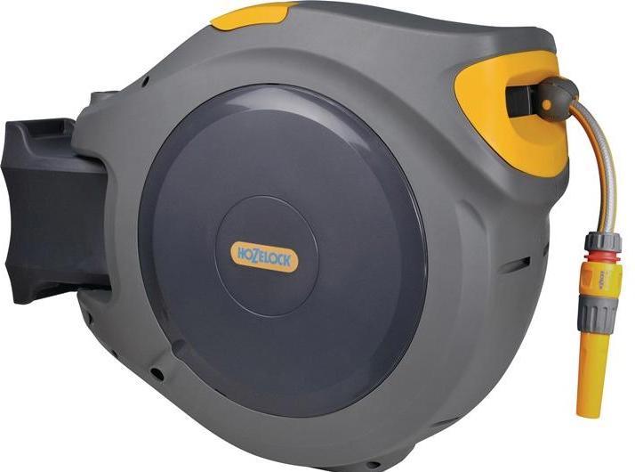 Actual product image Hozelock Garden Hose Reel Auto Reel Wall Hose Box 10m (10 m)