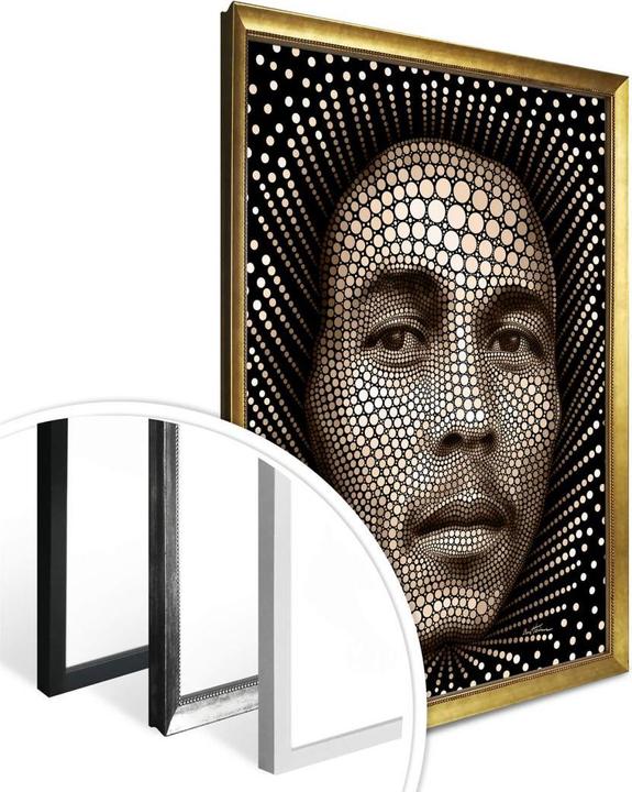 Image du produit Trenddeko Ben Heine - Circlism : Bob Marley (24 x 30 cm)