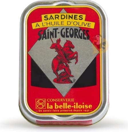 Actual product image la belle-iloise Sardines in olive oil (115 g)