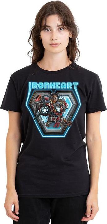 Actual product image Black Panther: Wakanda Forever Unisex Adult Ironheart Glow T-Shirt (XL)