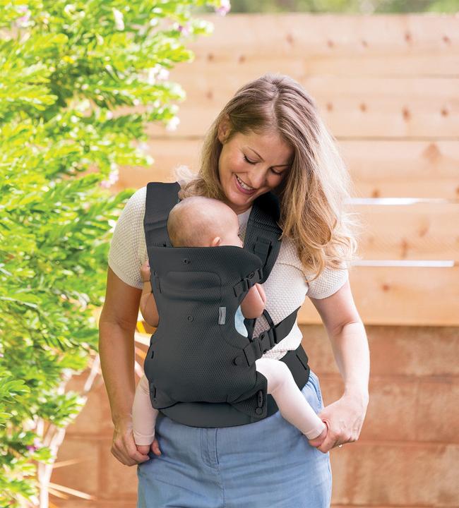 Productafbeelding Infantino Flip Advanced 4 in 1 draagzak met netstof Donker