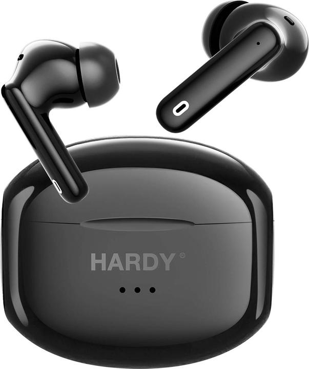 Actual product image 3MK Hardy LifePods Pro słuchawki bezprzewodowe Bluettoth 5.3 ANC czarny/black (ANC, 6.50 h, Wireless)