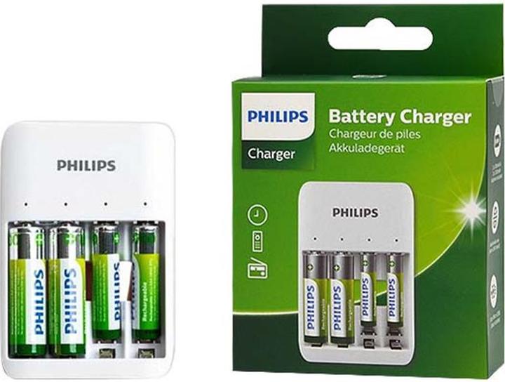 Immagine prodotto Philips SCB4013NB (1 pz., AAA, AA, 1300 mAh, Batteria + Caricabatterie)