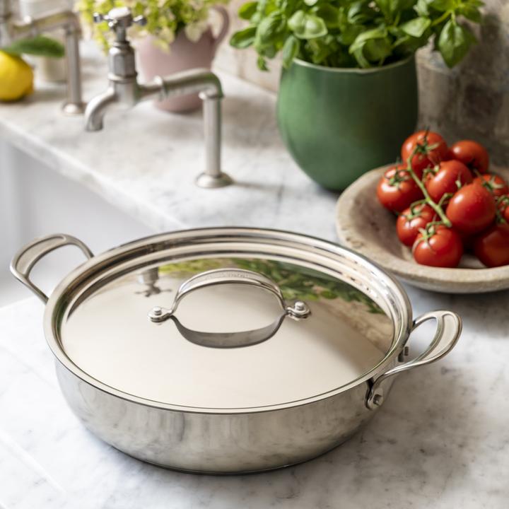 Immagine prodotto Tefal Jamie Oliver Cook's Classic (30 cm, Padella per friggere, Acciaio inossidabile)