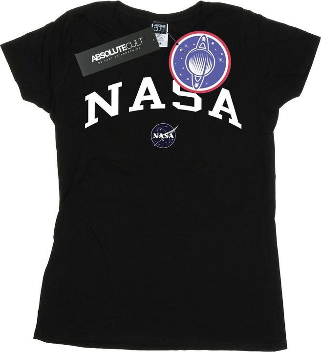 Actual product image Nasa Womens/Ladies Collegiate Logo Cotton T-Shirt (L)