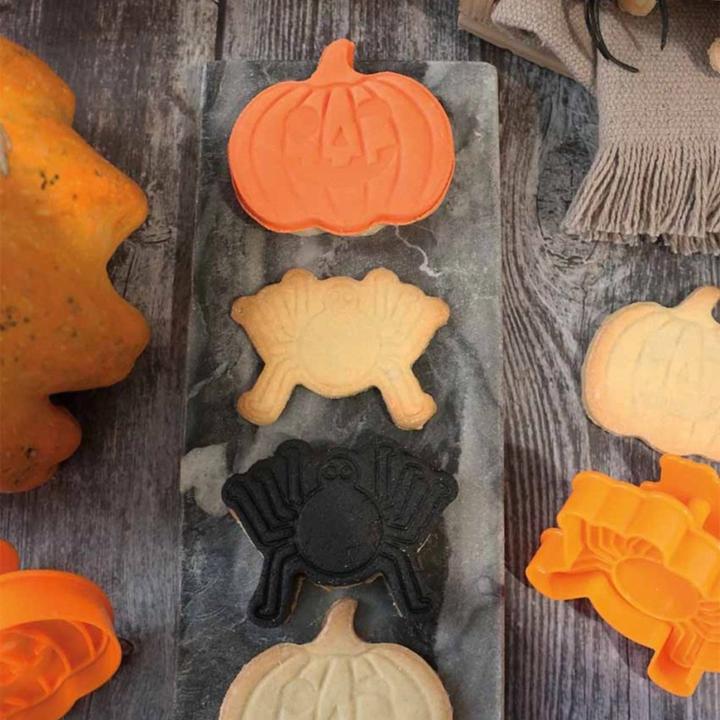 Immagine prodotto ScrapCooking Set di 2 tagliabiscotti con ragno e zucca di Halloween