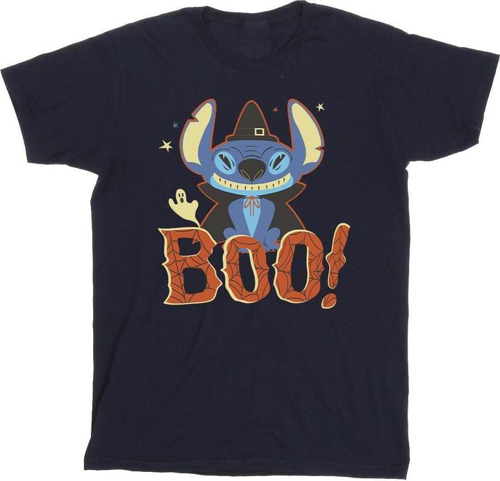Actual product image Disney Mens Lilo & Stitch Boo! T-Shirt (5XL)