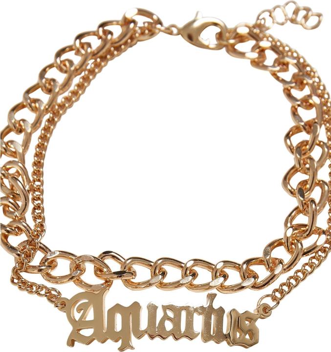 Produktbild Urban Classics Zodiac Golden Anklet (80% Eisen, 20% rostfreier Stahl)